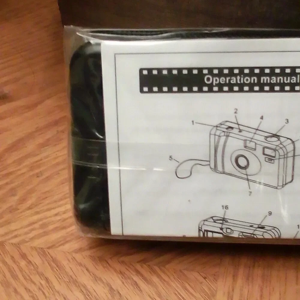 Vintage Tupperware 35mm Film Camera Sheer Red Acrylic Point Shoot Lomo Very Rare